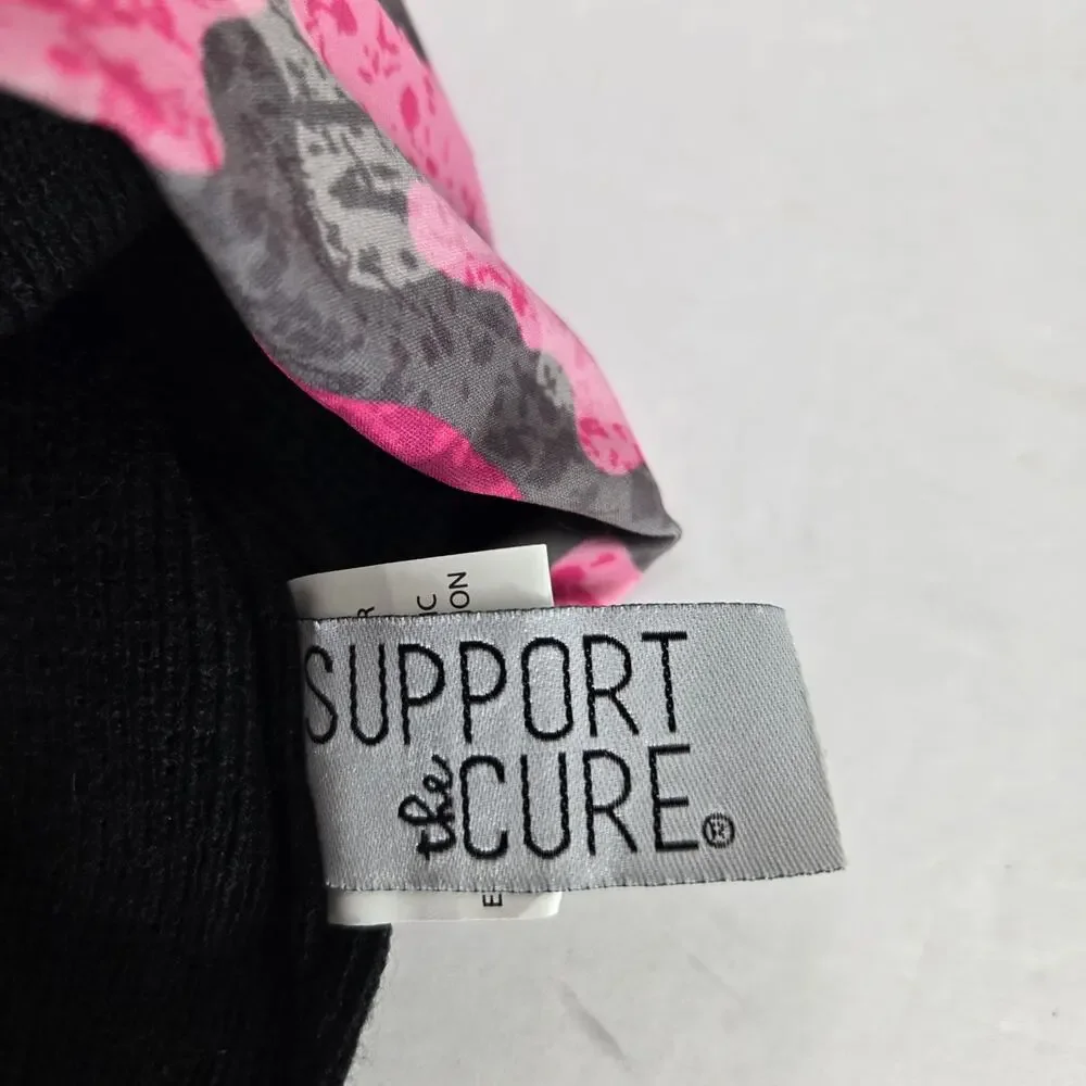 NWT Pink Camo Breast Cancer Support the Cure‎ Beanie Live breathe fight #857